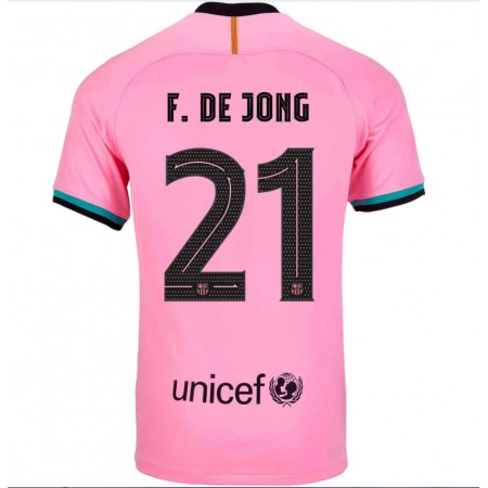 Maillot de Foot FC Barcelone Frenkie de Jong 21 Troisieme 2020/21